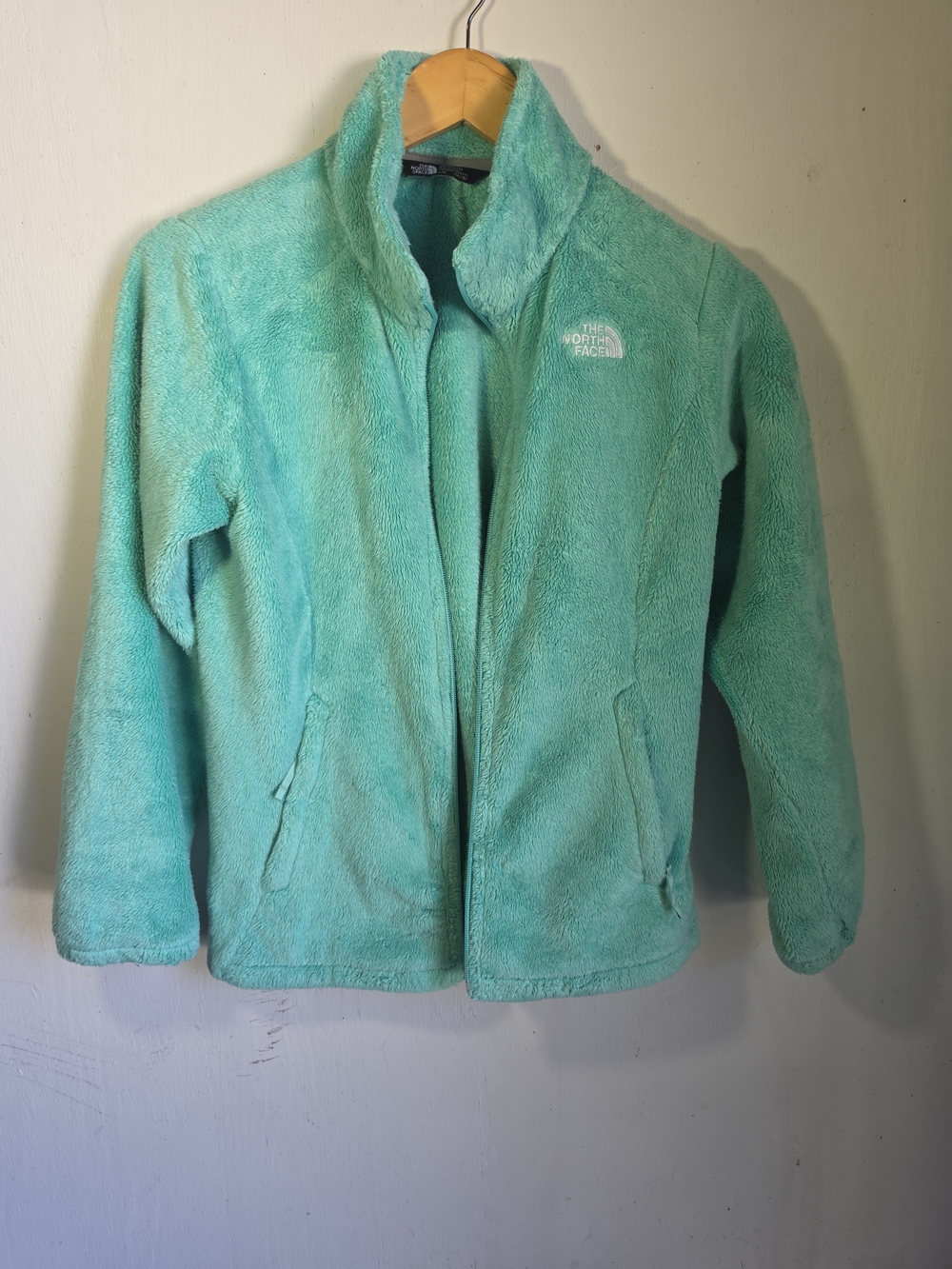 The North Face Aqua Plush Teddy Fleece Jacket